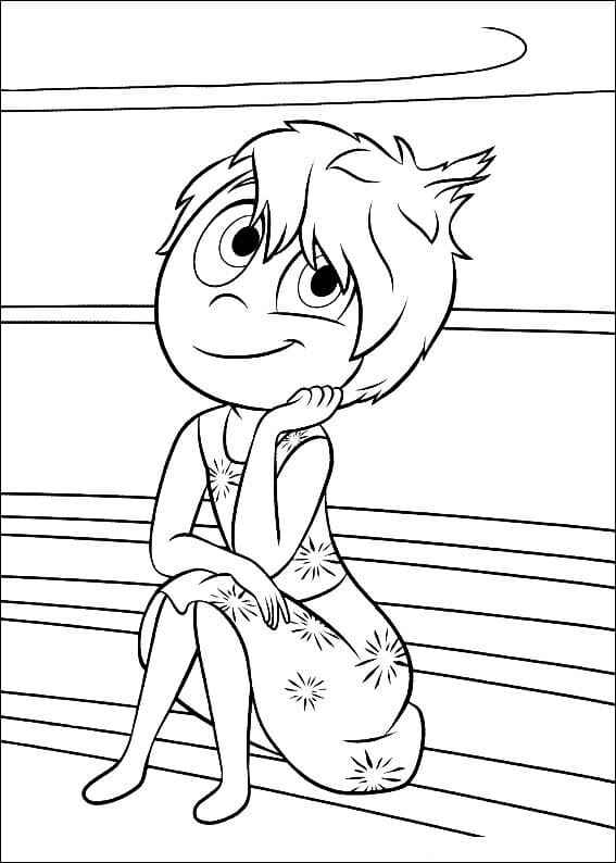 Desenho de Alegria Divertidamente Desenho Colorir Imprimir 22