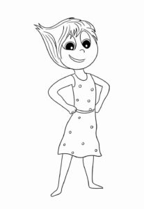 Desenho de Alegria Divertidamente Desenho Colorir Imprimir 23