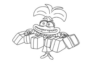 Desenho de Ansiedade Divertidamente Desenho Colorir Imprimir 03 (2)