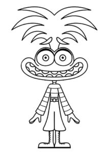 Desenho de Ansiedade Divertidamente Desenho Colorir Imprimir 05 (2)