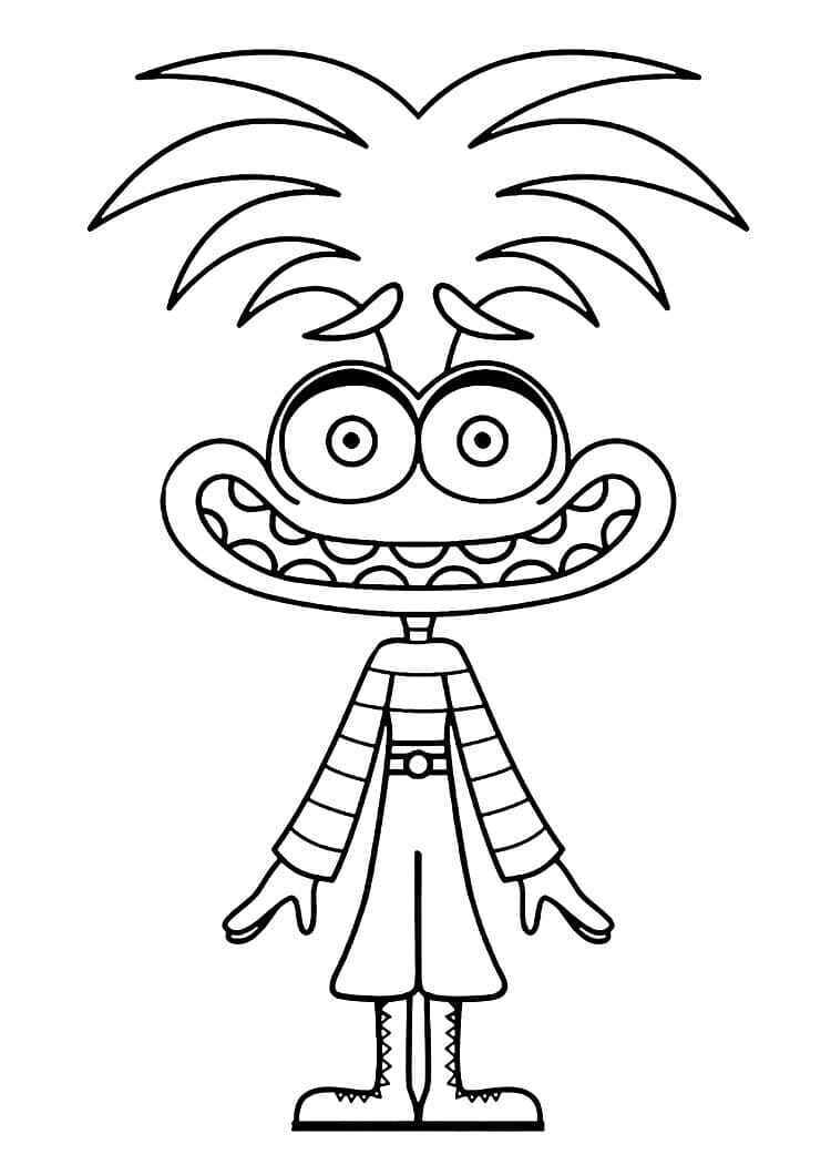 Desenho de Ansiedade Divertidamente Desenho Colorir Imprimir 05 (2)