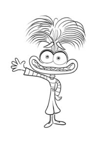 Desenho de Ansiedade Divertidamente Desenho Colorir Imprimir 09 (2)