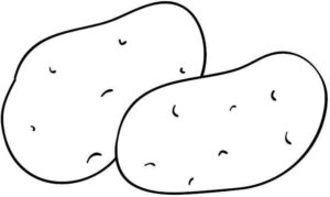 Desenho de Batata Desenho Colorir Imprimir 05