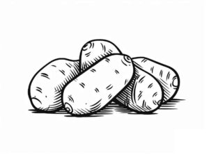 Desenho de Batata Desenho Colorir Imprimir 13