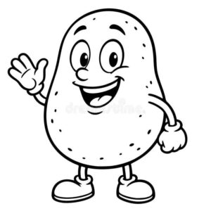 Desenho de Batata Desenho Colorir Imprimir 17