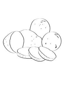 Desenho de Batata Desenho Colorir Imprimir 23