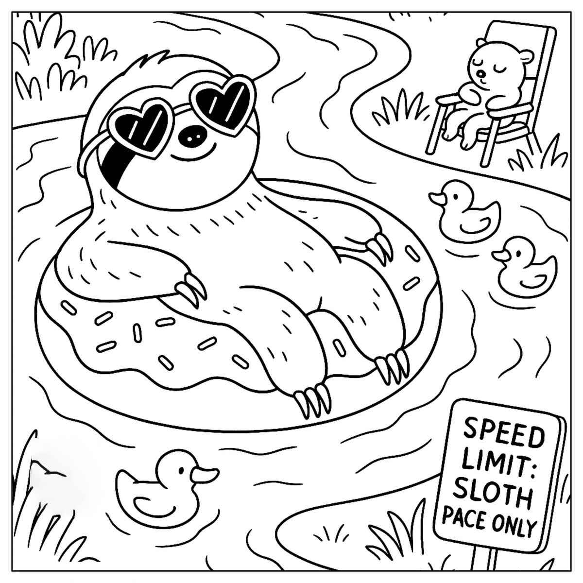 Bicho Preguica Desenho Colorir Imprimir 33