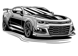 Desenho de Camaro Desenho Colorir Imprimir 10