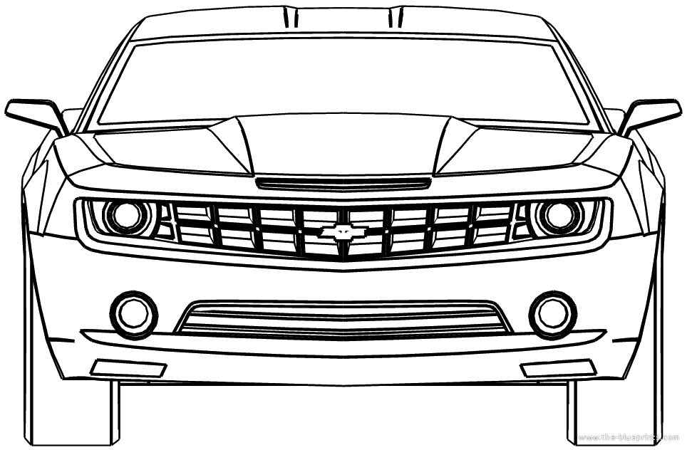 Desenho de Camaro Desenho Colorir Imprimir 11
