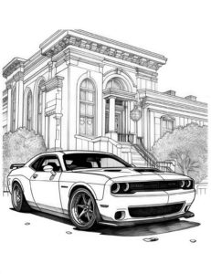 Desenho de Camaro Desenho Colorir Imprimir 12