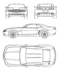 Desenho de Camaro Desenho Colorir Imprimir 13