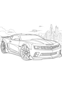 Desenho de Camaro Desenho Colorir Imprimir 20