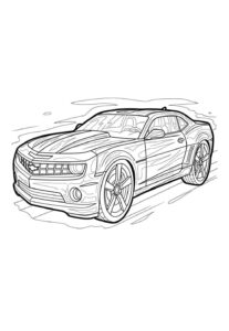 Desenho de Camaro Desenho Colorir Imprimir 21
