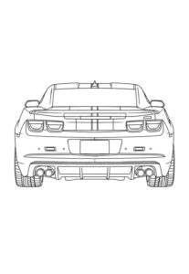 Desenho de Camaro Desenho Colorir Imprimir 24