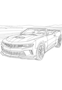 Desenho de Camaro Desenho Colorir Imprimir 25