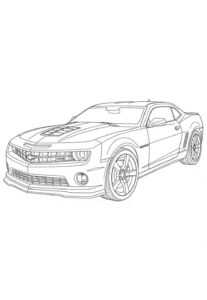 Desenho de Camaro Desenho Colorir Imprimir 28