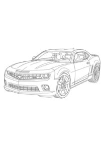 Desenho de Camaro Desenho Colorir Imprimir 29
