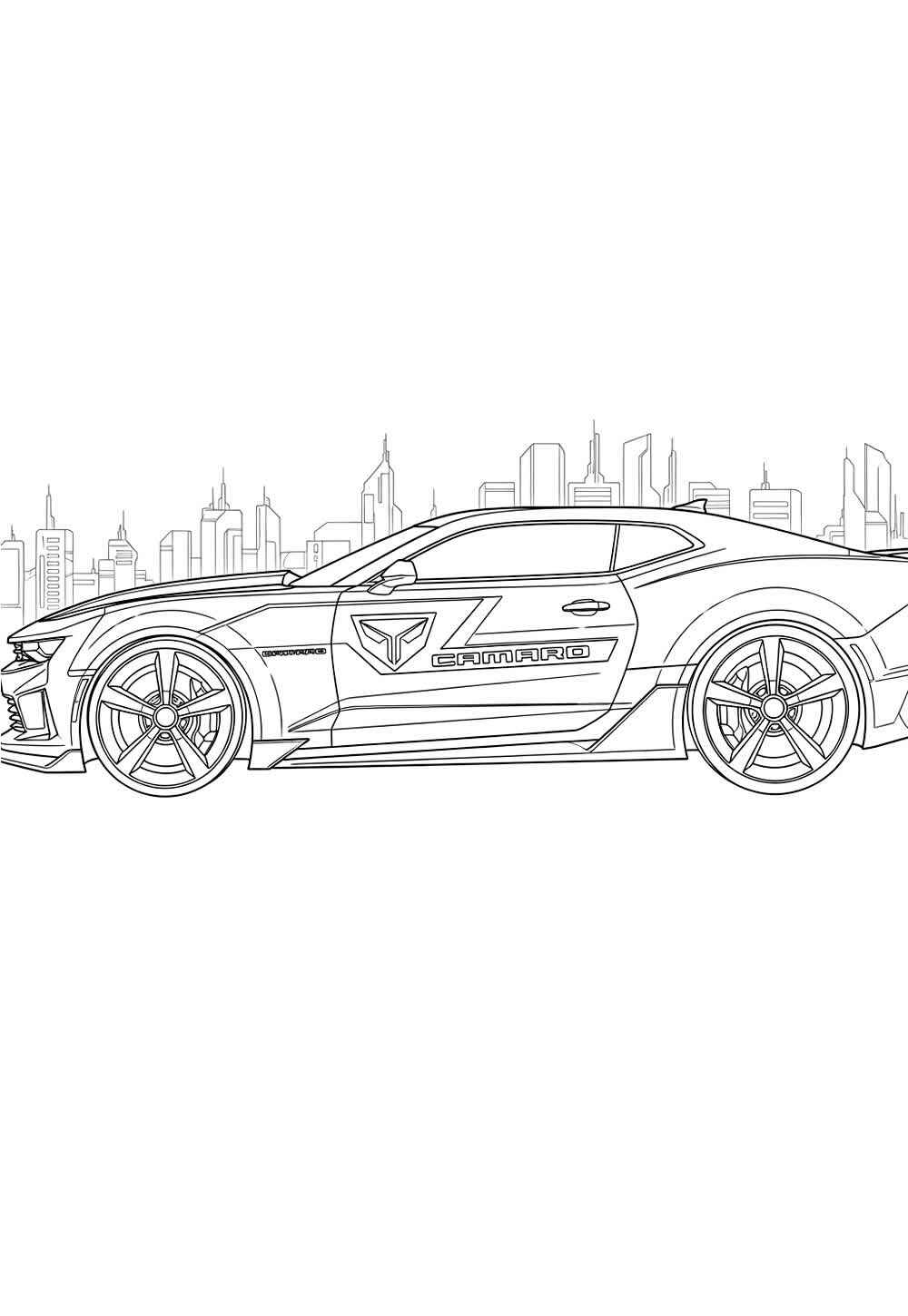Desenho de Camaro Desenho Colorir Imprimir 35