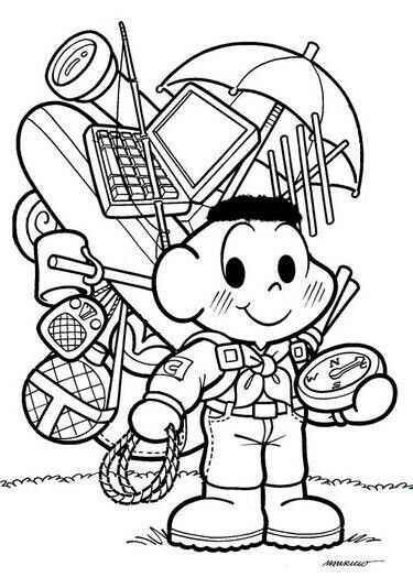 Desenho de Cascao Desenho Colorir Imprimir 05