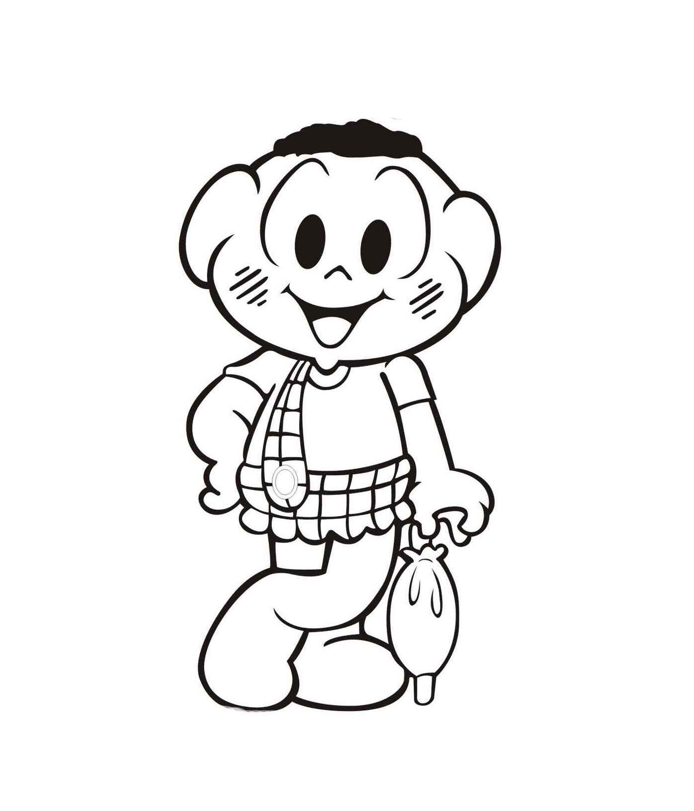 Desenho de Cascao Desenho Colorir Imprimir 08