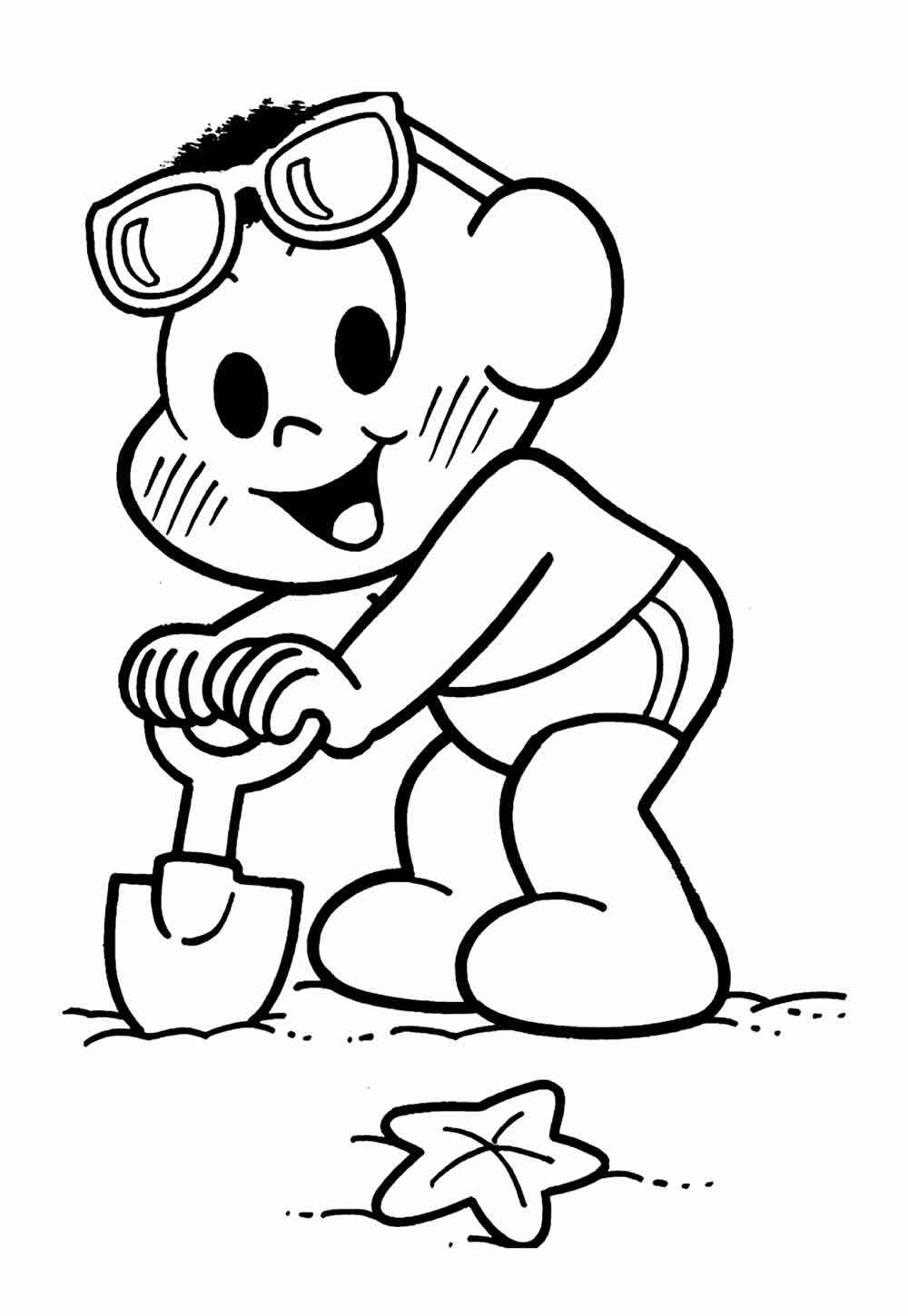 Desenho de Cascao Desenho Colorir Imprimir 10