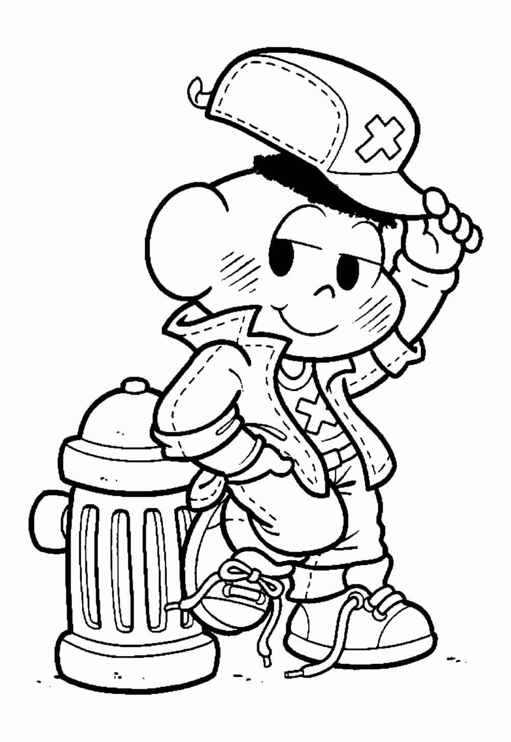 Desenho de Cascao Desenho Colorir Imprimir 11