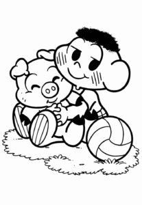 Desenho de Cascao Desenho Colorir Imprimir 14