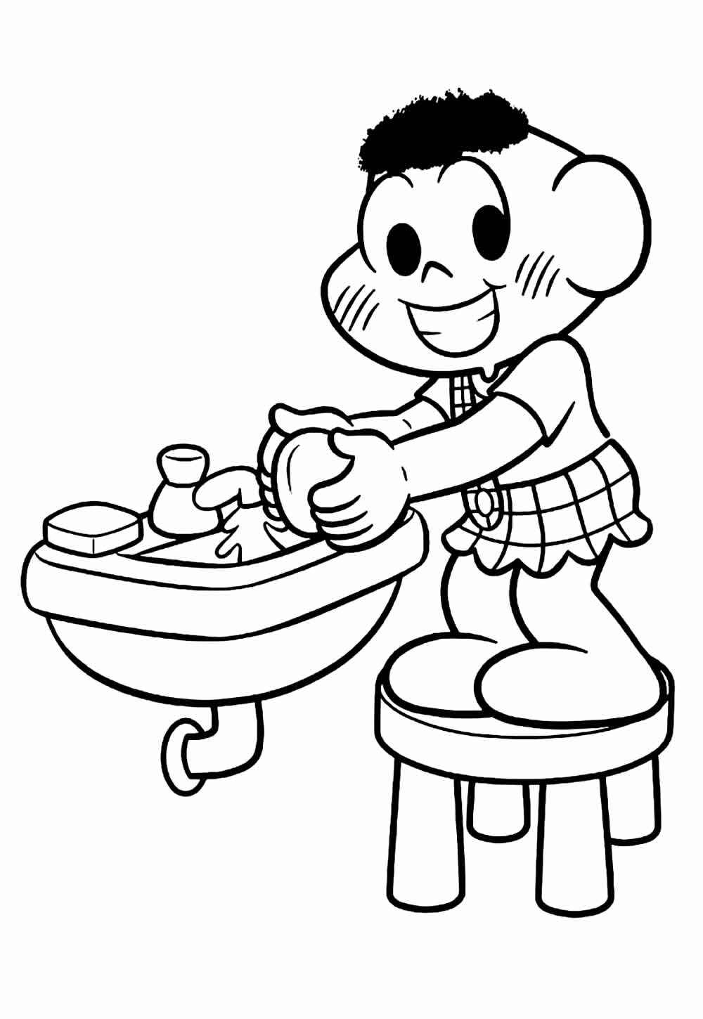 Desenho de Cascao Desenho Colorir Imprimir 17