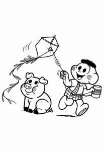 Desenho de Cascao Desenho Colorir Imprimir 22