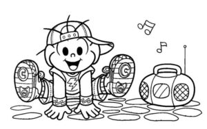 Desenho de Cebolinha Desenho Colorir Imprimir 03