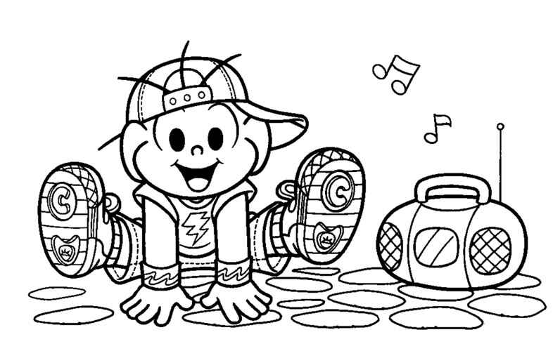 Desenho de Cebolinha Desenho Colorir Imprimir 03