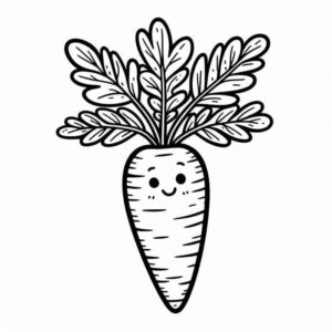 Desenho de Cenoura Desenho Colorir Imprimir 24