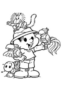Desenho de Chico Bento Desenho Colorir Imprimir 01