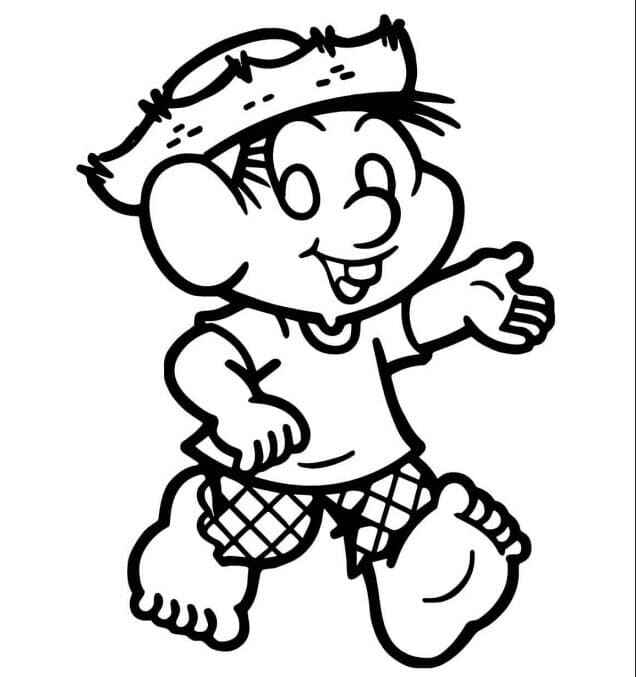 Desenho de Chico Bento Desenho Colorir Imprimir 02