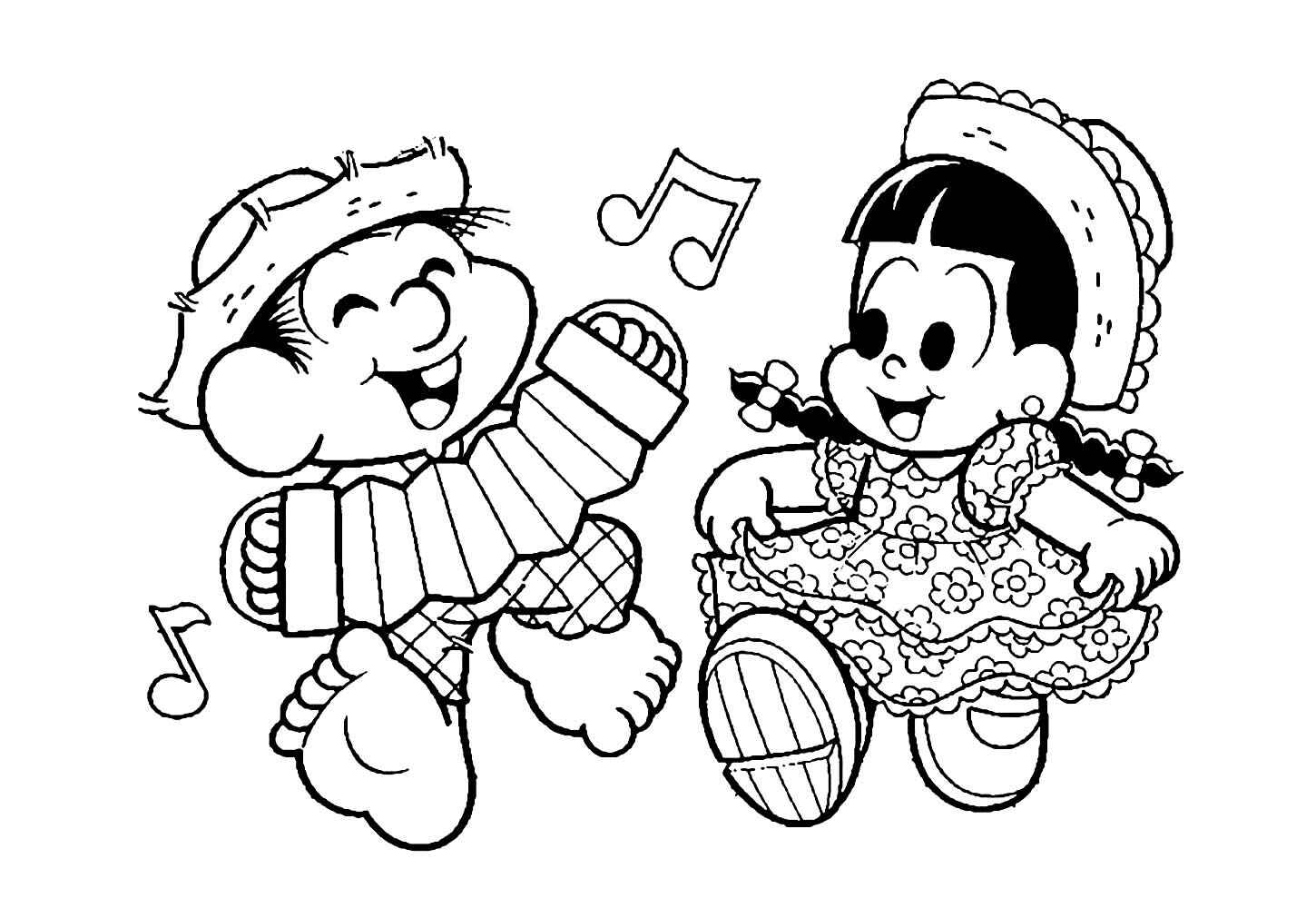 Desenho de Chico Bento Desenho Colorir Imprimir 04