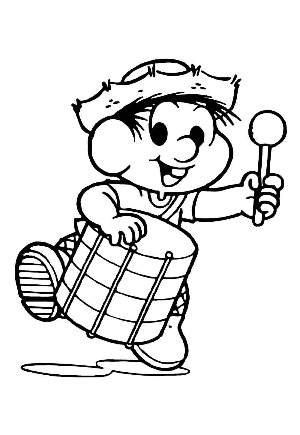 Desenho de Chico Bento Desenho Colorir Imprimir 11