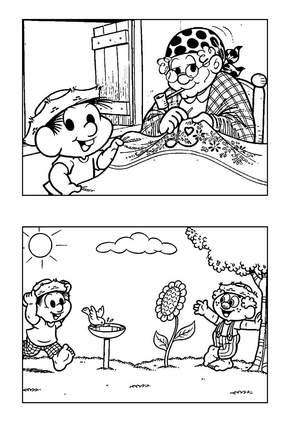 Desenho de Chico Bento Desenho Colorir Imprimir 12