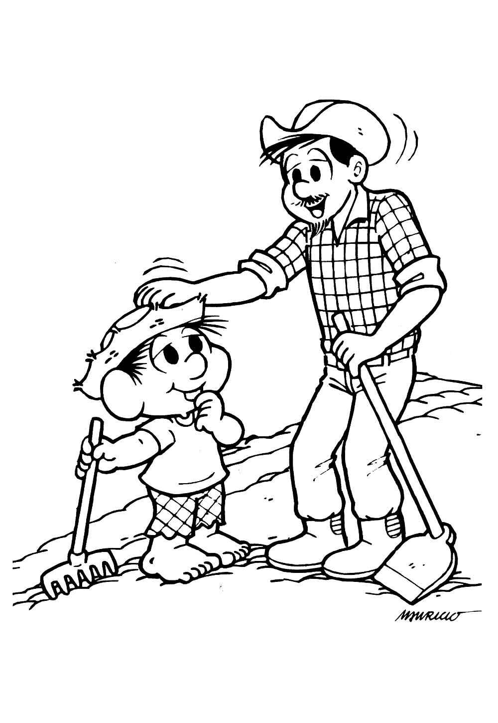 Desenho de Chico Bento Desenho Colorir Imprimir 14