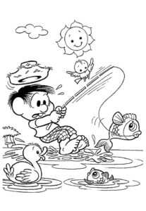 Desenho de Chico Bento Desenho Colorir Imprimir 15