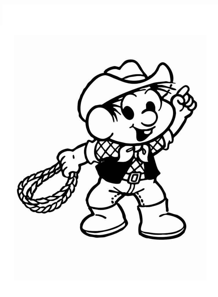 Desenho de Chico Bento Desenho Colorir Imprimir 17