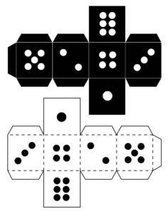 Desenho de Dado Desenho Colorir Imprimir 15