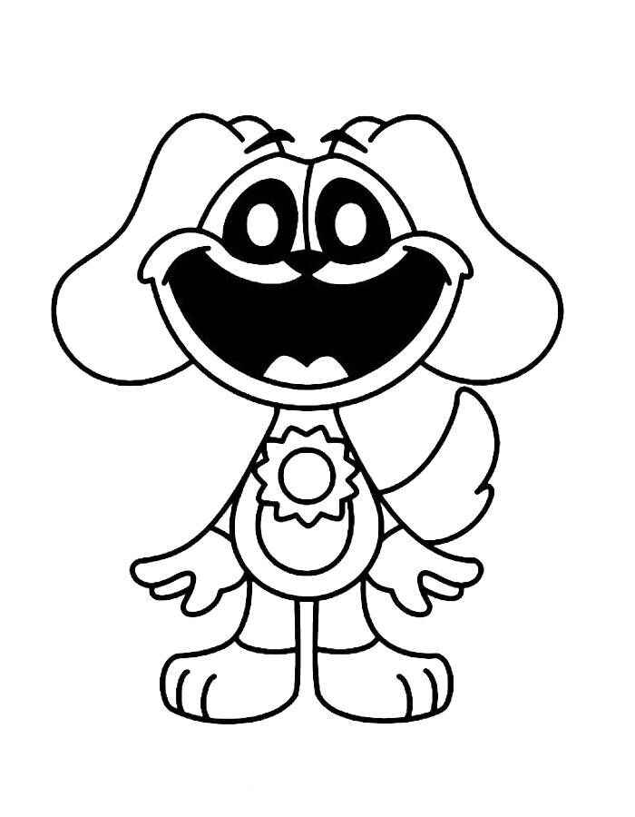 Desenho de Dogday Poppy Playtime Desenho Colorir Imprimir 08