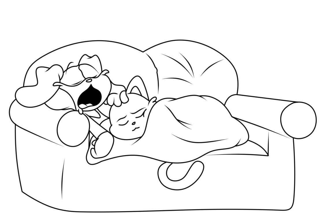 Desenho de Dogday Poppy Playtime Desenho Colorir Imprimir 09