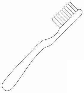 Desenho de Escova De Dente Desenho Colorir Imprimir 11