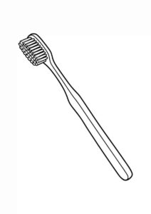 Desenho de Escova De Dente Desenho Colorir Imprimir 12