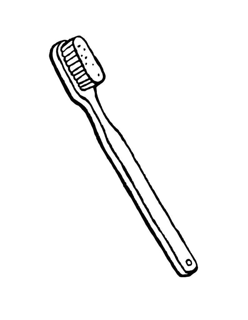 Desenho de Escova De Dente Desenho Colorir Imprimir 15