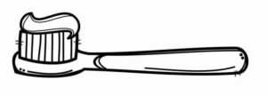 Desenho de Escova De Dente Desenho Colorir Imprimir 21