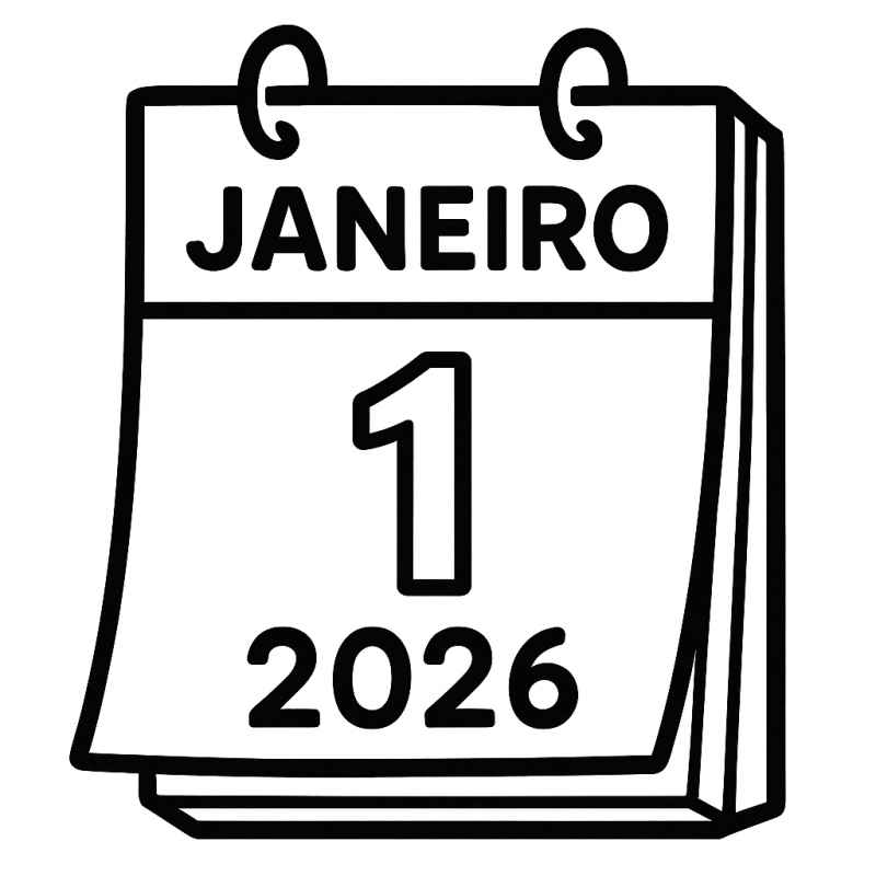 Desenho de Feliz Ano Novo 2026 Desenho Colorir Imprimir 059