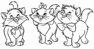 Desenho de Gatinha Marie Desenho Colorir Imprimir 12