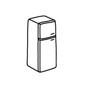 Desenho de Geladeira Desenho Colorir Imprimir 03